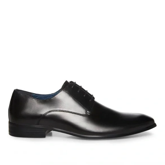 black mens leather dress shoes Rockport Men's Style Leader 2 Plain Dress Shoes | Black | Size 8